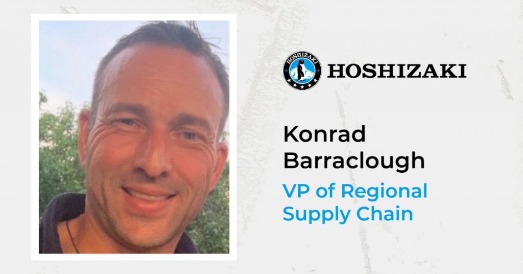hoshizaki-america,-inc.-announces-konrad-barraclough-as-vp-of-regional-supply-chain