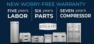 hoshizaki-america,-inc.-announces-new-worry-free-extended-factory-warranties-for-steelheart-refrigeration-products